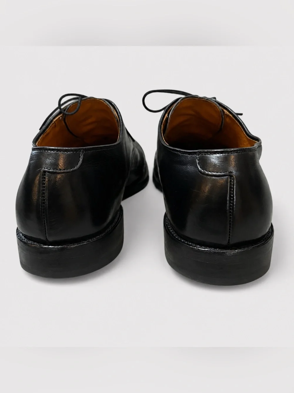 Allen Edmonds Byron Black Leather Cap Toe Oxford Shoes 10.5 EEE 234 Last USA